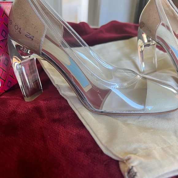 Tory BURCH Clear pumps 90mm Square Toe heel - Picture 11 of 11
